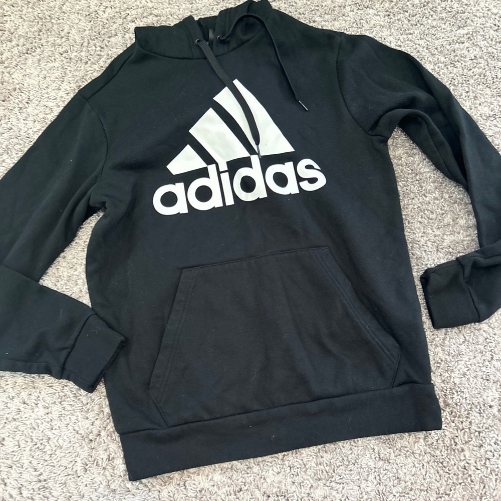 Adidas Golf Black Hoodie Pullover Sweatshirt Mens‎ Size S